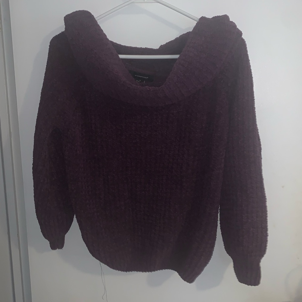 Off the shoulder sweater